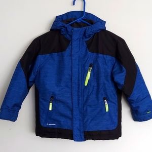 Champion Boys Blue/Black Winter Coat - xs (4-5)